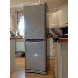 Indesit Fridge Freezer (silver) in great condition