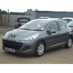 Peugeot 207 1.4 VTi 95 ( a/c ) S 2009 GREY METALLIC, ONLY 43,000 MILES, FSH