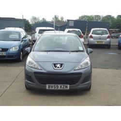 Peugeot 207 1.4 VTi 95 ( a/c ) S 2009 GREY METALLIC, ONLY 43,000 MILES, FSH