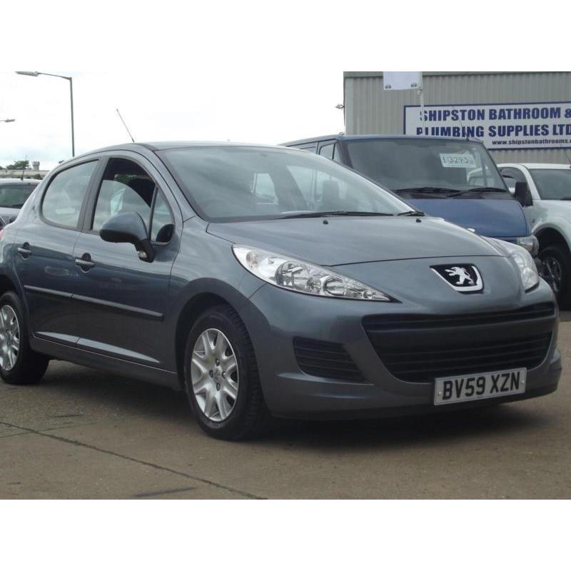 Peugeot 207 1.4 VTi 95 ( a/c ) S 2009 GREY METALLIC, ONLY 43,000 MILES, FSH