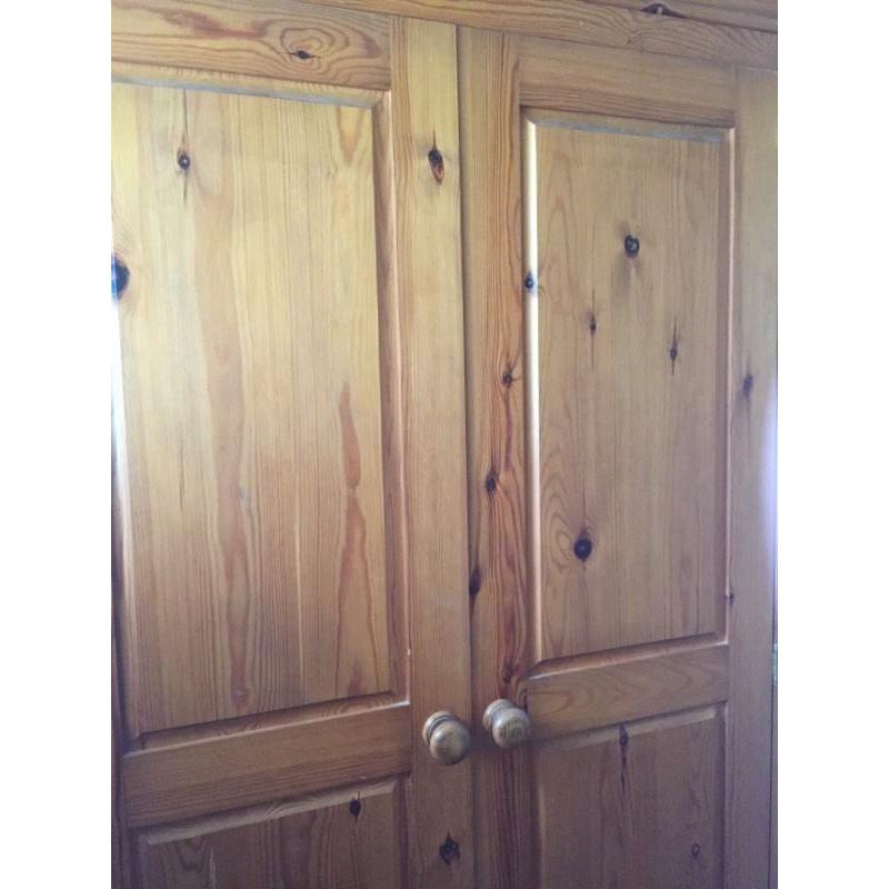 Solid Pine Wardrobe