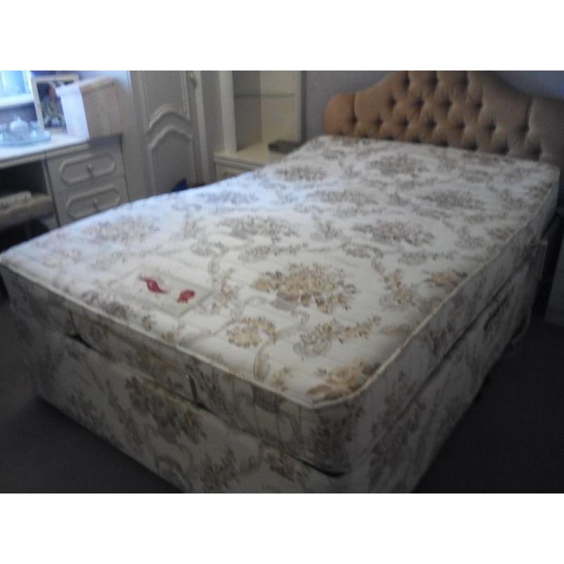 Electric double bed and mattress