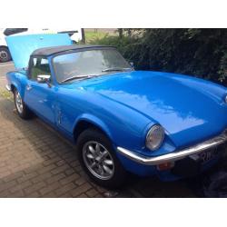 TRIUMPH SPITFIRE MK4 1971 unleaded .