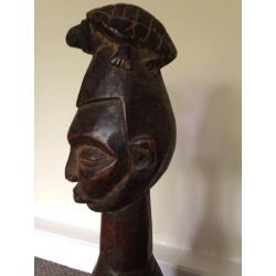 Teke African Slit Drum Rare Ethnographic Collectable & &