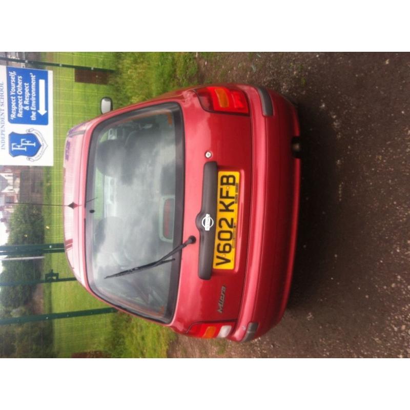 nissan micra 1 litre (11 months mort )