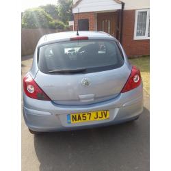 Vauxhall Corsa 1.2 petrol 2007 58k