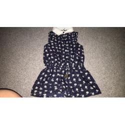 Girls playsuits 2 next 1 river island age 3