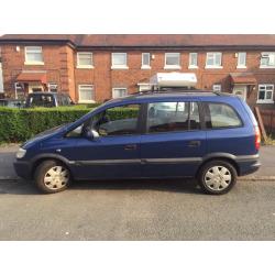 Vauxhall zafira 2.0 DTi diesel,7 seater low milage