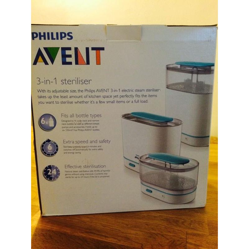 AVENT 3 in 1 Steam Steriliser