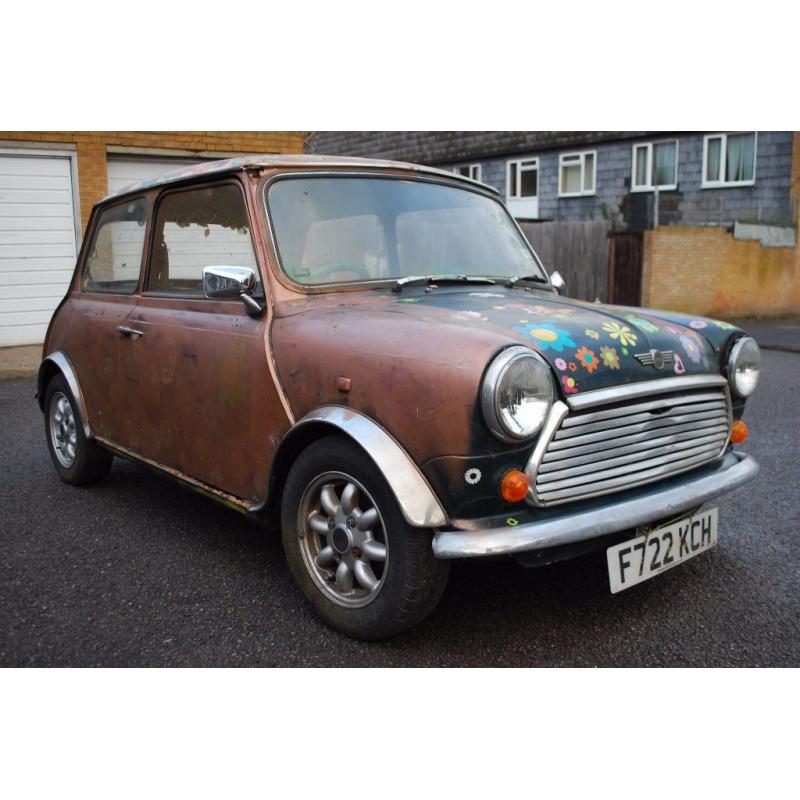 1989 Austin Mini Racing Flame *** RESTORATION PROJECT *** for spares or parts