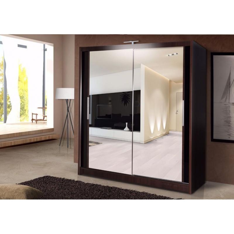 BRAND NEW- Exotic Sliding Door German Wardrobe in 4 Colours and Sizes! - SAME/NEXT DAY DELIVERY