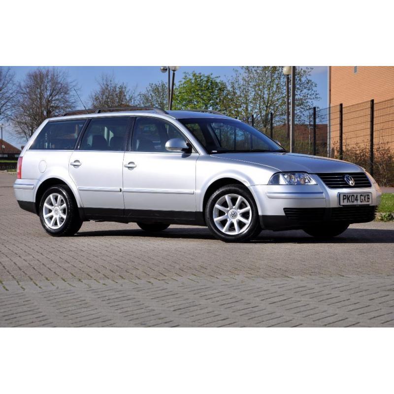 2004 Volkswagen Passat 2.0 Highline 5 DOORS+ESTATE+NEW CAMBELT KIT FITTED+FULL BLACK LEATHER SEATS