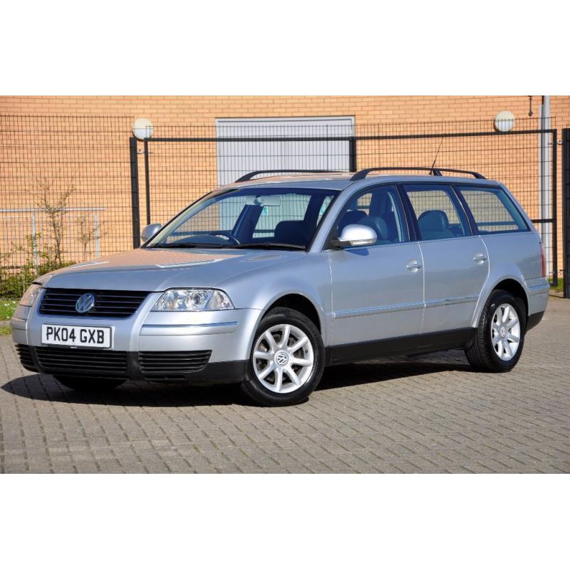 2004 Volkswagen Passat 2.0 Highline 5 DOORS+ESTATE+NEW CAMBELT KIT FITTED+FULL BLACK LEATHER SEATS