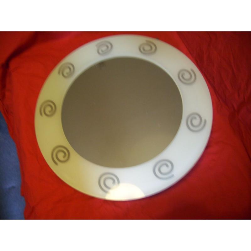 Frameless Round Wall Mirror