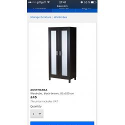 Wardrobe ikea 81x180