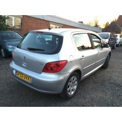 Peugeot 307 S 1.6 5dr Hatchback *Lady Owner* HPI Clear *Excellent Drive* CHEAP INSURANCE ROAD-TAX