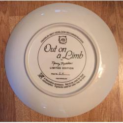 "Out on a Limb" special edition collectors plate