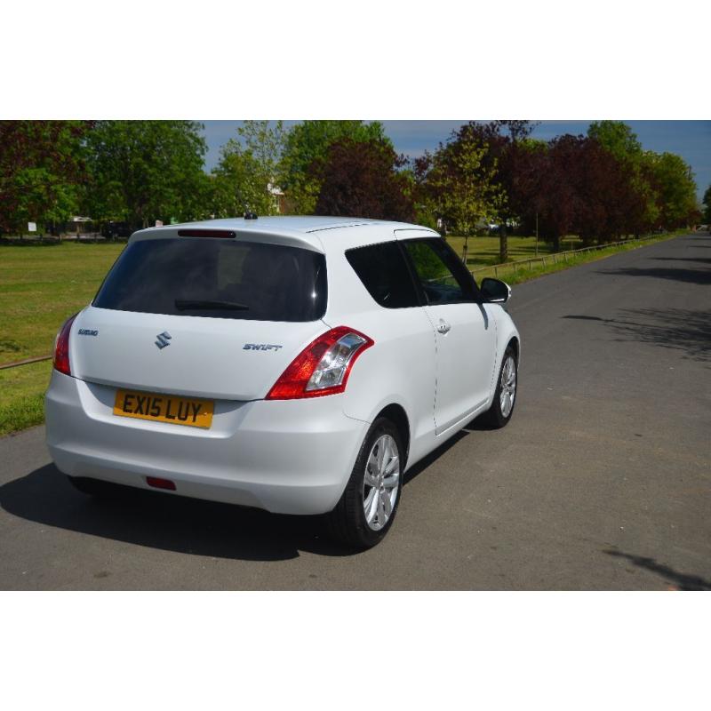 2015 SUZUKI SWIFT SZ4 WHITE