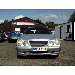 2004 MERCEDES-BENZ E 200 KOMPRESSOR RED TOP AUTOMATIC SILVER PX SWAP SWOP