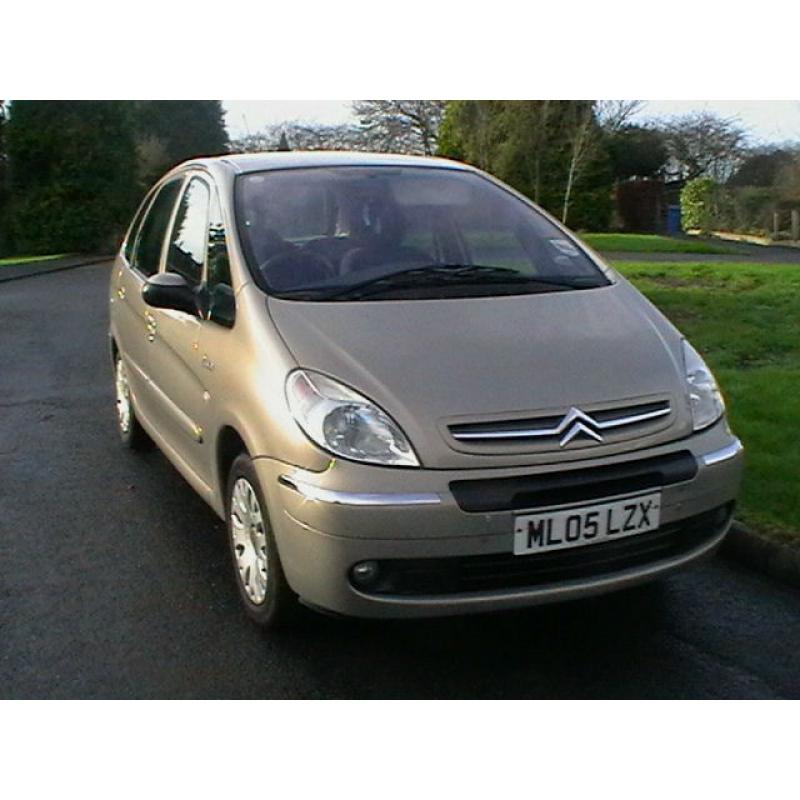 05 REG CITROEN XSARA PICASSO 1.6i DESIRE 2 5 DOOR MPV ESTATE HPI CLEAR