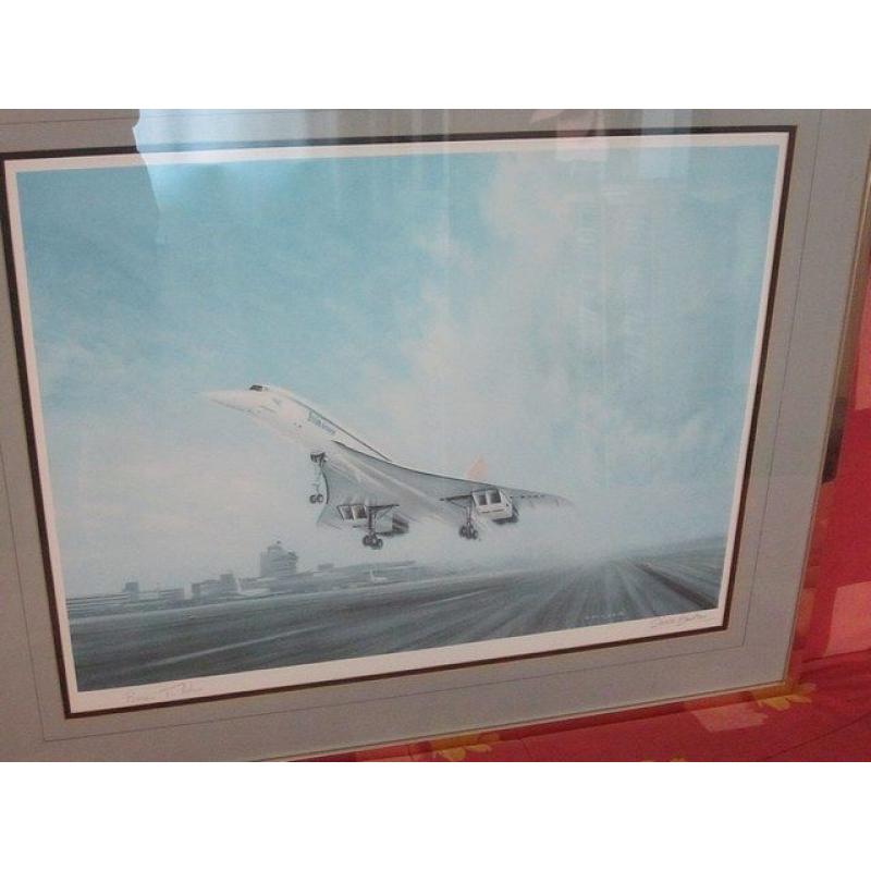 Concorde by Gerald Coulson Signed Limited Edition Print