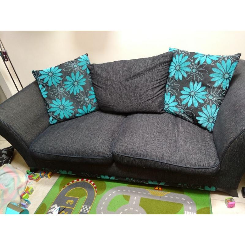 Sofa with matching foot stool