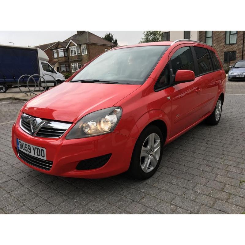 2009 VAUXHALL ZAFIRA 1.6 PETROL 7 SEATER.WITH NEW MOT/ford galaxy/vw sharan/Seat Alhambra/vw tauran