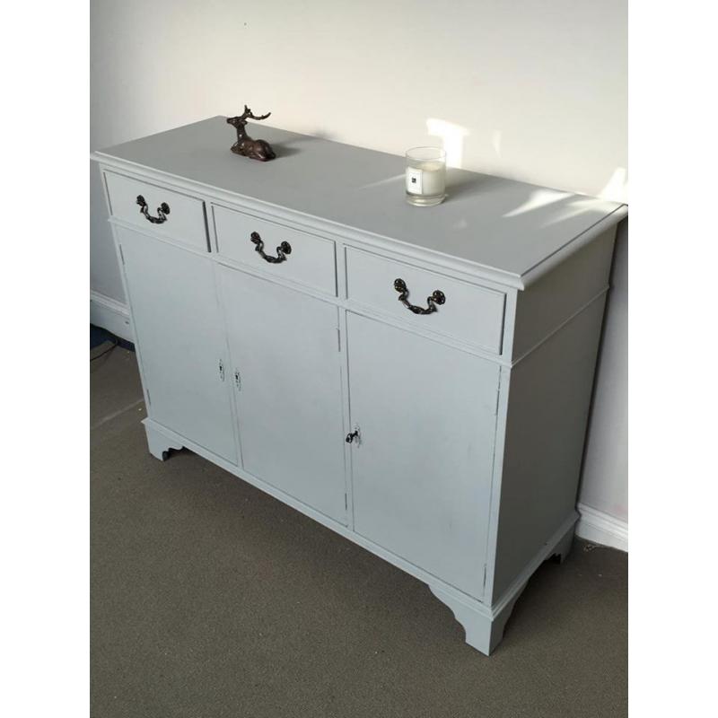 Gorgeous Hand Painted Sideboard In Paris Grey