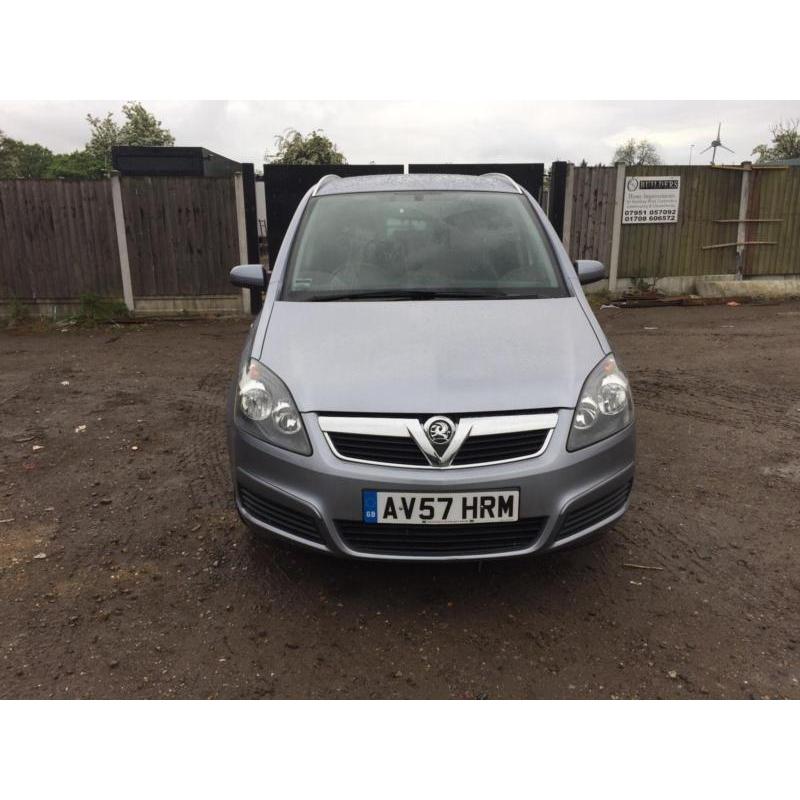 VAUXHALL ZAFIRA 2008/57 1.6 BREEZE PETROL - MANUAL - 7 SEATER **FAMILY CAR**