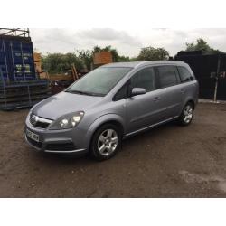 VAUXHALL ZAFIRA 2008/57 1.6 BREEZE PETROL - MANUAL - 7 SEATER **FAMILY CAR**