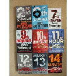 19 Different James Patterson Novels