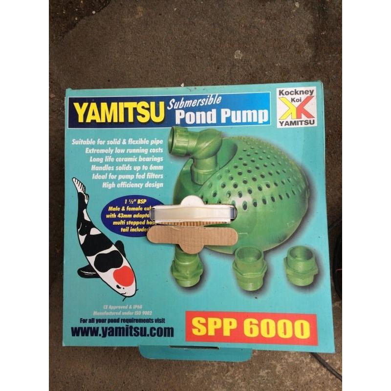 Yamitsu pond pump