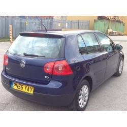 V.W GOLF 1.9 TDI 105 MATCH 5DR,HPI CLEAR,1 OWNER,CAMBELT CHANGE FULL SERVICE/H,2 KEYS,CRUISE CONTROL