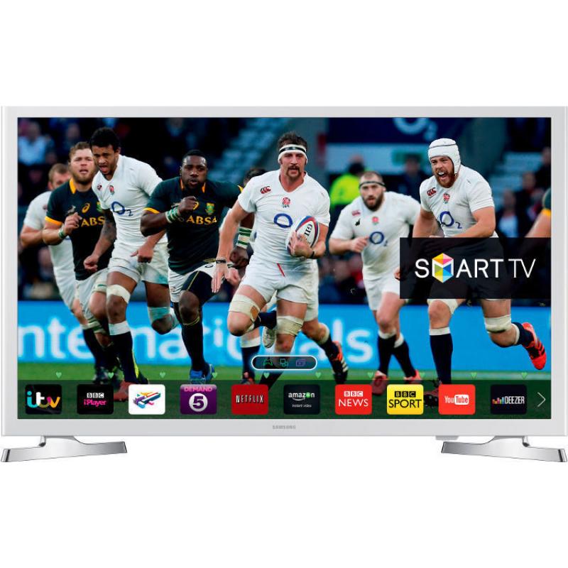 Samsung WHITE Smart Built-In Wi-Fi LED HD 1080p TV , 32" with Freeview HD