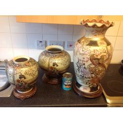 Three Chinese Vases