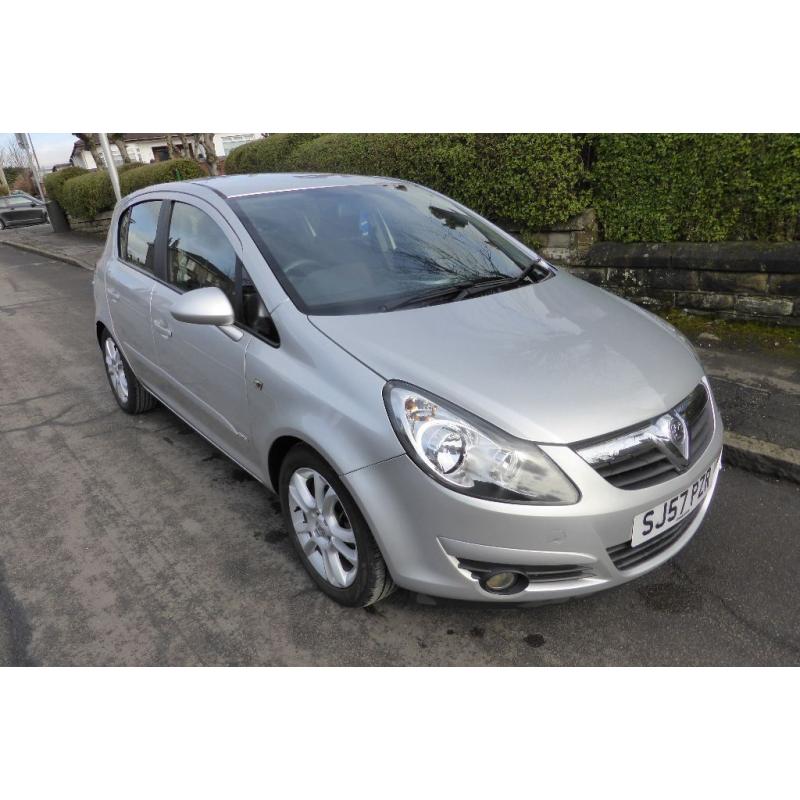 VAUXHALL CORSA 1.2 SXI ** 57 PLATE ** 58,000 MILES ** SERVICE HISTORY **