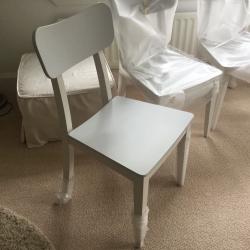 Brand New Marks and Spencer White Dining Chairs (set of four)