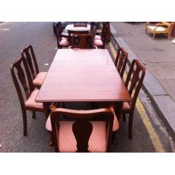 Dining Tables + 6 chairs / free Glasgow delivery