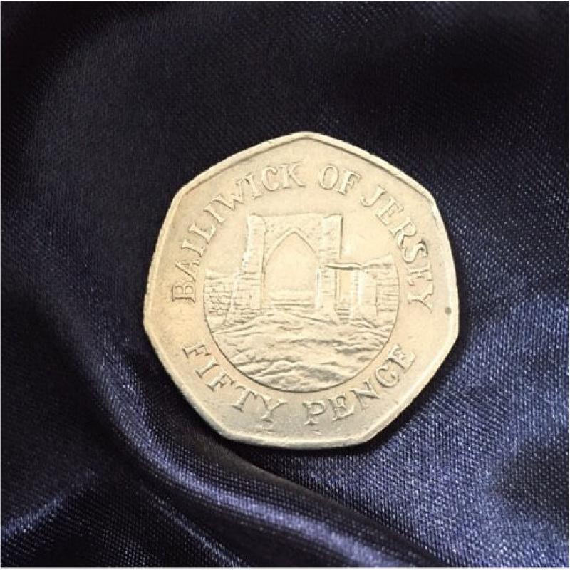 *Rare* Bailiwick of Jersey 50p Coin