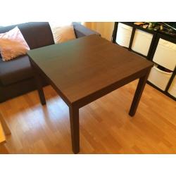 Ikea Bjursta Black/Brown Extendable table. Rrp 140