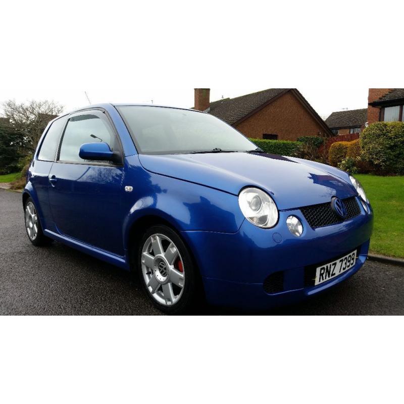 2003 Volkswagen Lupo 1.6 16V GTI 6 Speed Raven Blue 125Bhp FULL YEARS MOT Golf Polo Arosa Sport Up