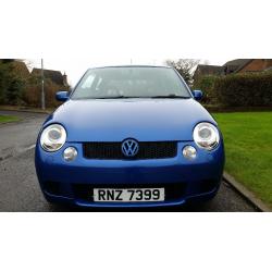 2003 Volkswagen Lupo 1.6 16V GTI 6 Speed Raven Blue 125Bhp FULL YEARS MOT Golf Polo Arosa Sport Up