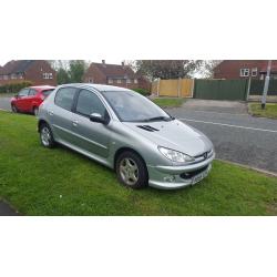 PEUGEOT 206 1.4 2006 YEAR 12 MONTHS MOT TAX 69.00MILAGE