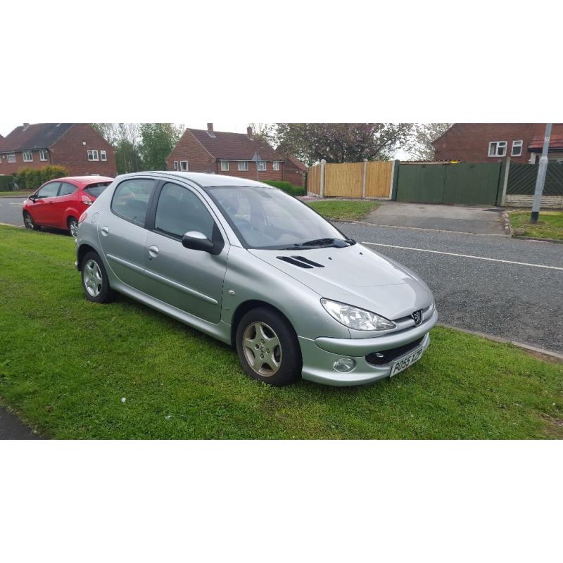 PEUGEOT 206 1.4 2006 YEAR 12 MONTHS MOT TAX 69.00MILAGE