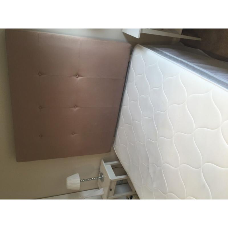 NEXT headboard & Divan double bed