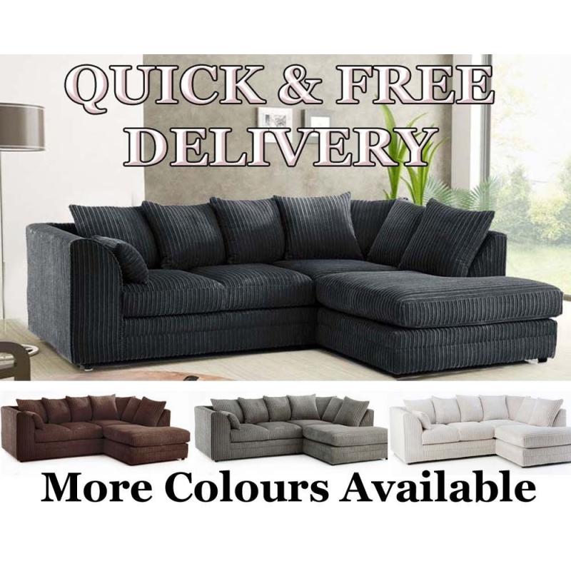 Cheap Fabric Leather Sofas Corner Or 3 + 2 Sofas Foam Filled Quick Delivery Great Quality