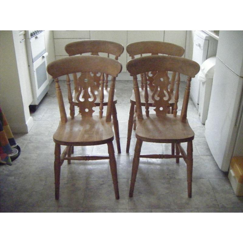 KITCHEN CHAIRS X 4