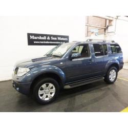 2007 07 NISSAN PATHFINDER 2.5 AVENTURA DCI 5D 169 BHP DIESEL