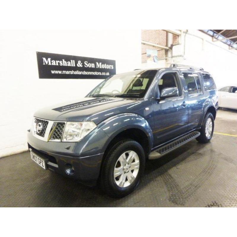 2007 07 NISSAN PATHFINDER 2.5 AVENTURA DCI 5D 169 BHP DIESEL