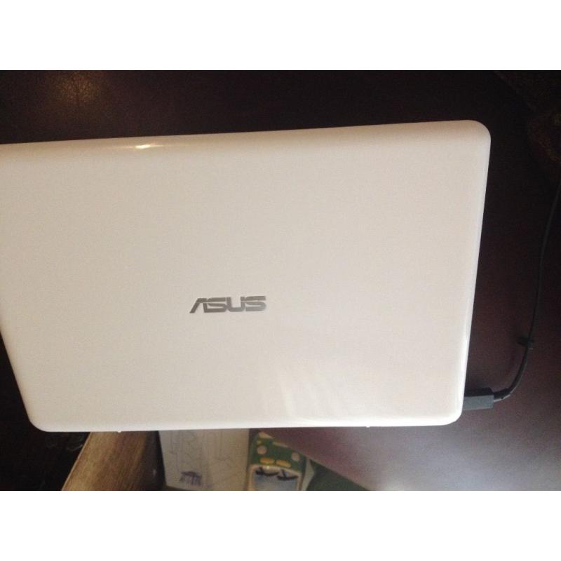 New in box fully loaded Asus White laptop